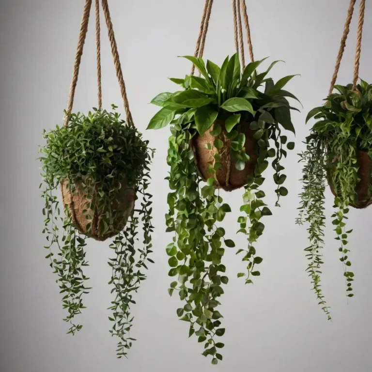 Wind Resistant Artificial Hanging Plants