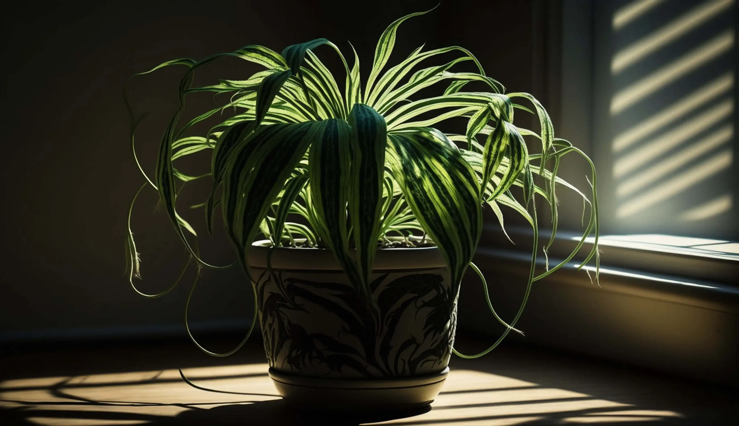 plant without good lighting