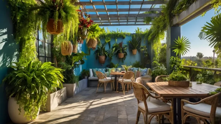 UV-Resistant Hanging Plants