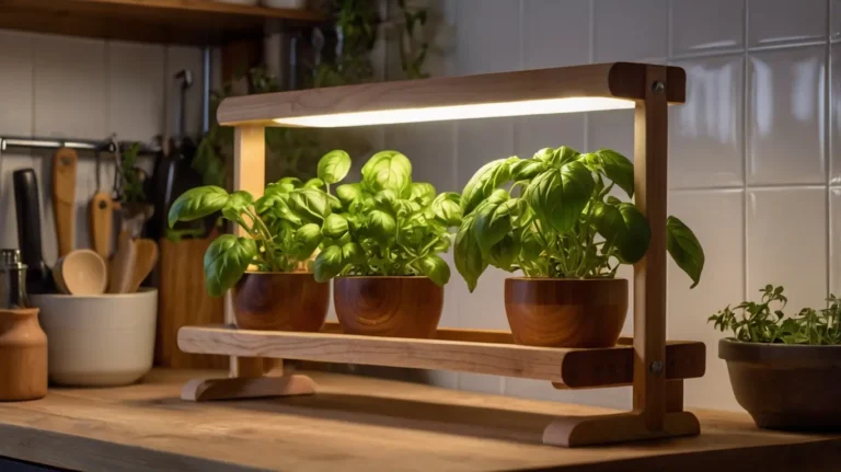 plant stand with grow lights