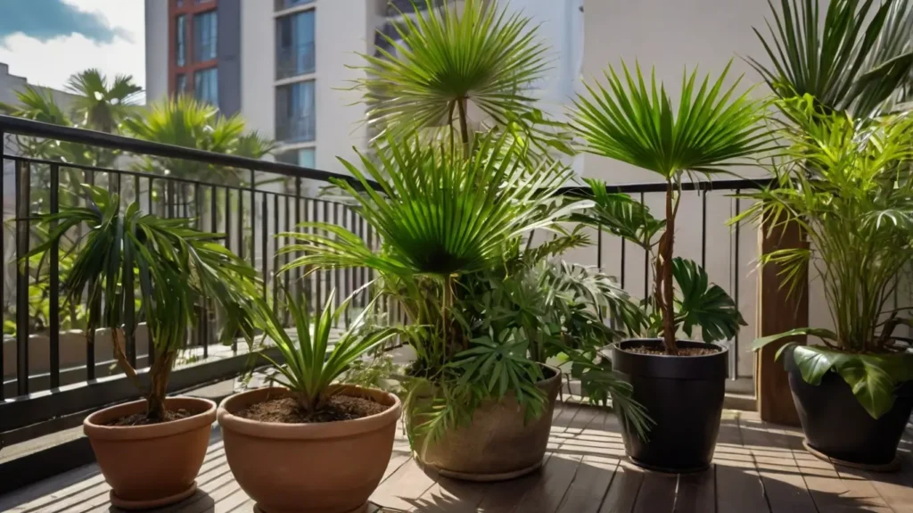 types of small palm trees