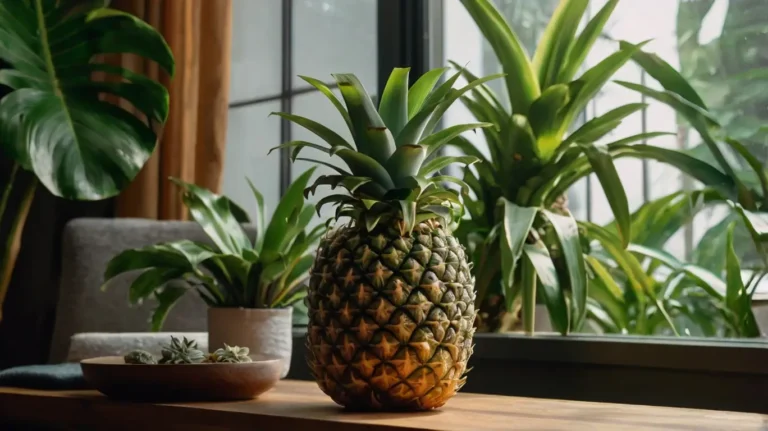 indoor pineapple plant